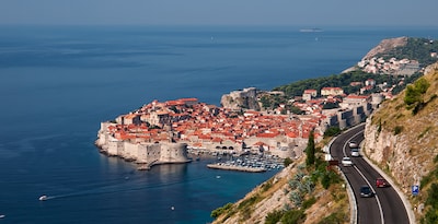Percurso de Zagrebe a Dubrovnik