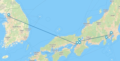 Tóquio, Quioto, Osaka e Seul Tóquio, Quioto, Osaka e Seul