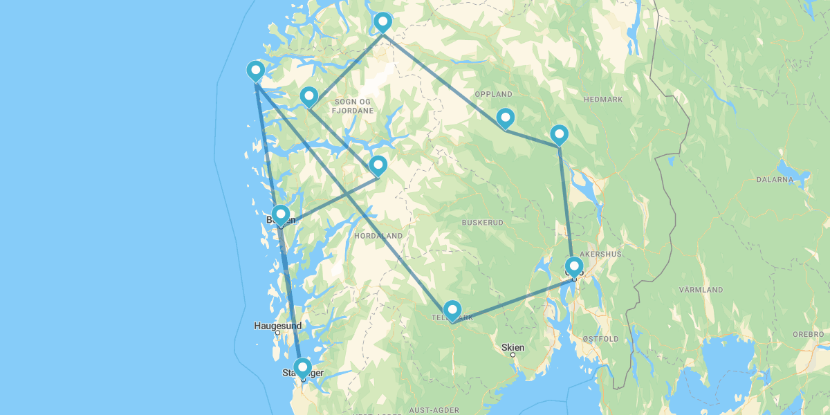 Fiordes Noruegueses e Oslo