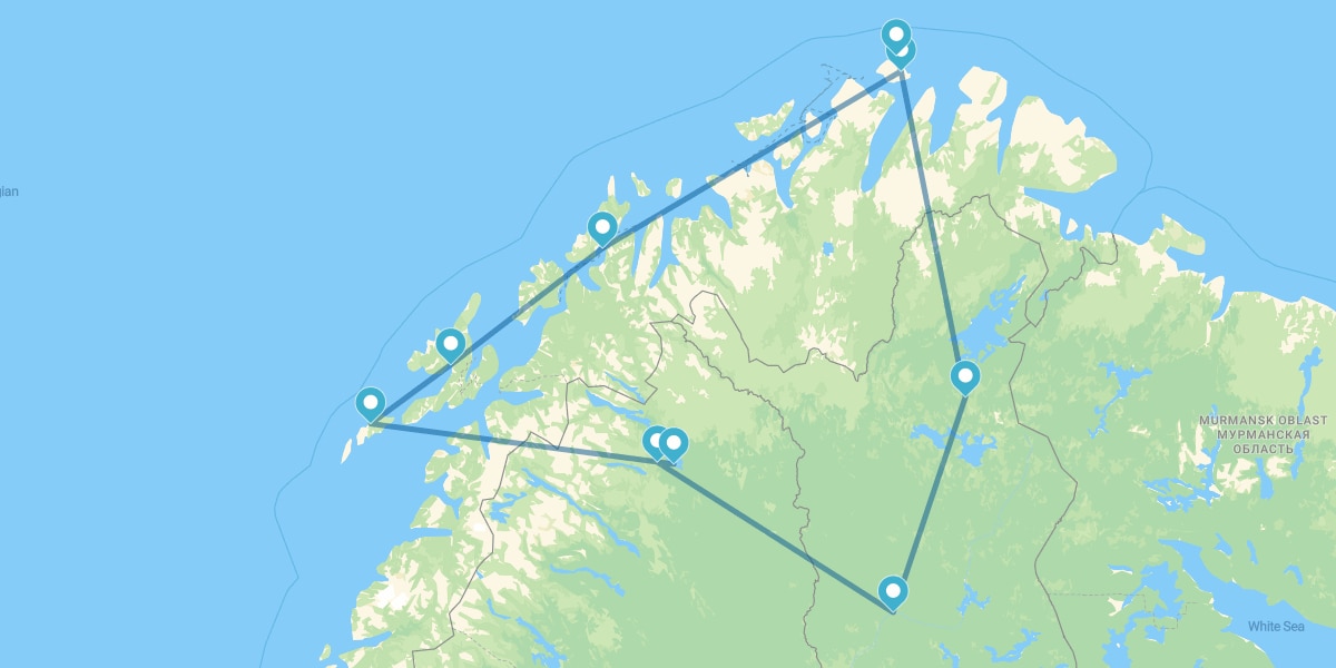 Lapónia, Cabo Norte e Ilhas Lofoten