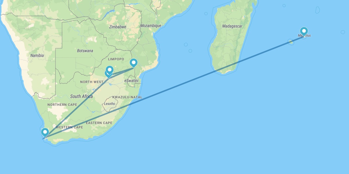 África do Sul e Maurícias