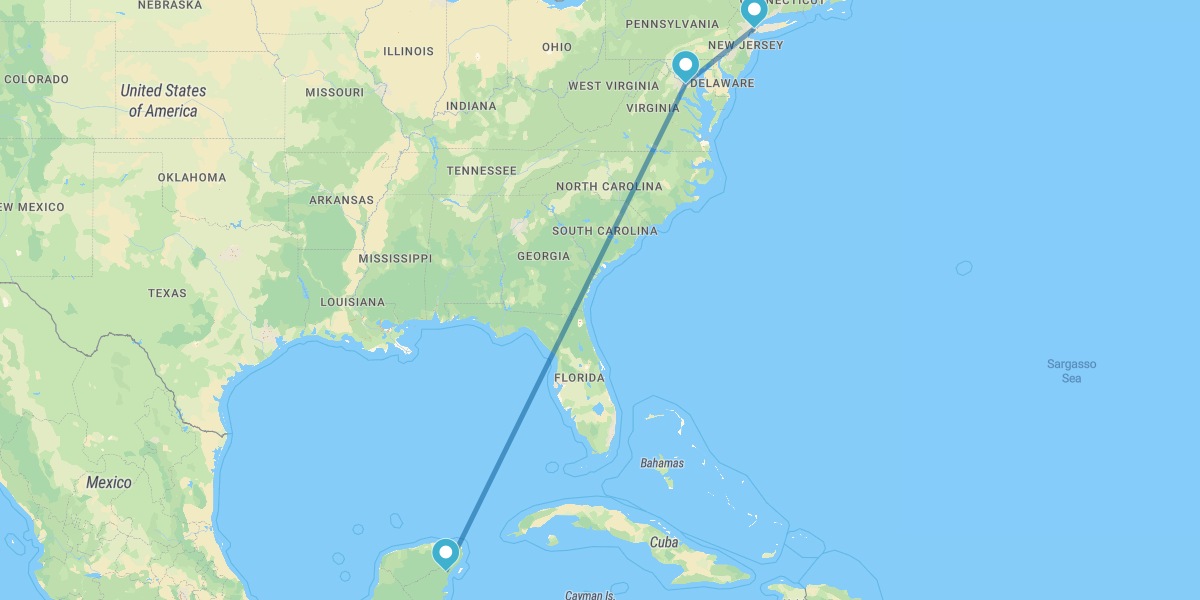 Nova Iorque, Washington DC e Riviera Maya