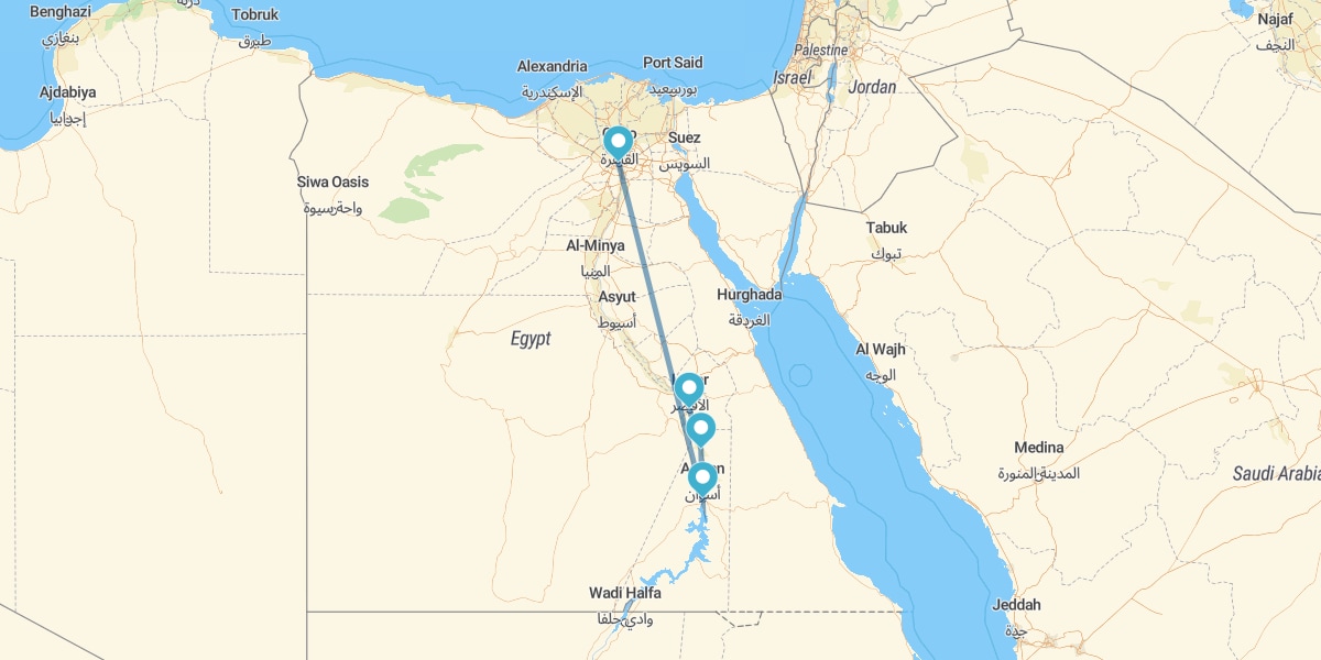 Cairo e Cruzeiro 4 noites