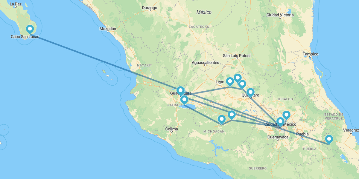  México Colonial e Los Cabos