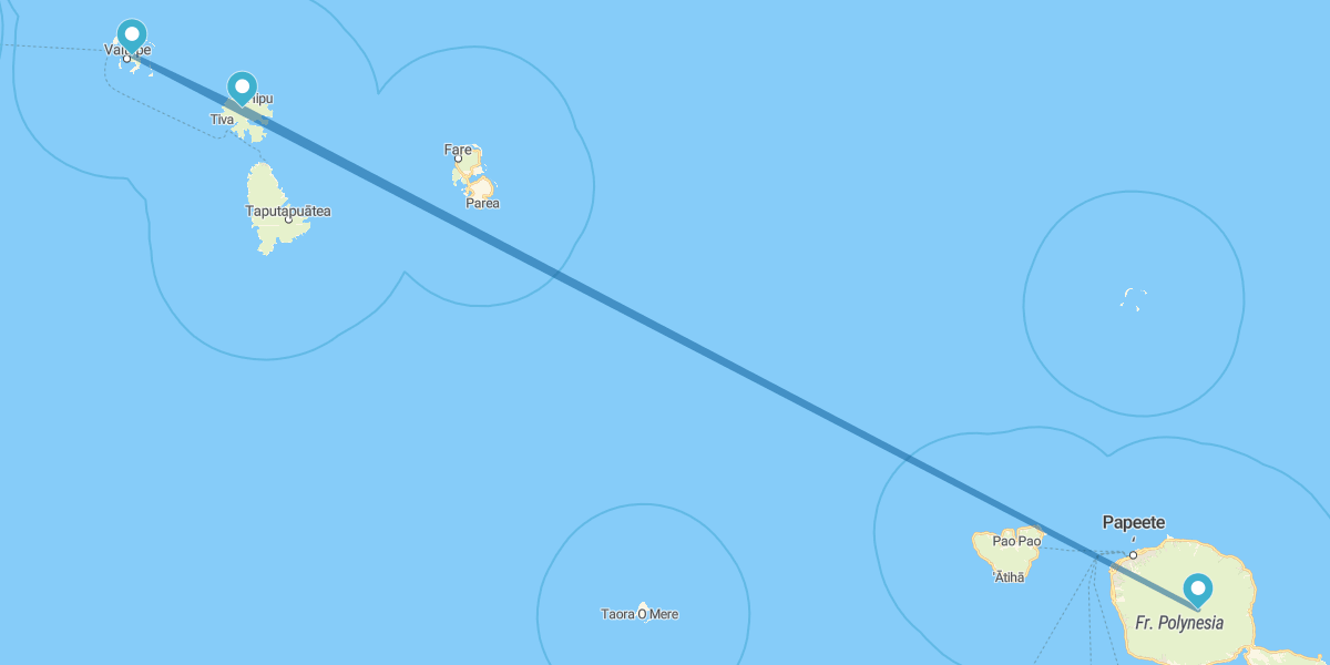 Taiti, Bora Bora e Tahaa