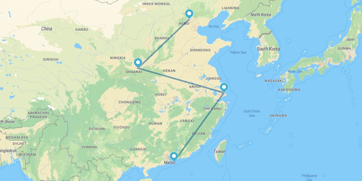 Pequim, Xian, Shanghai e Hong Kong