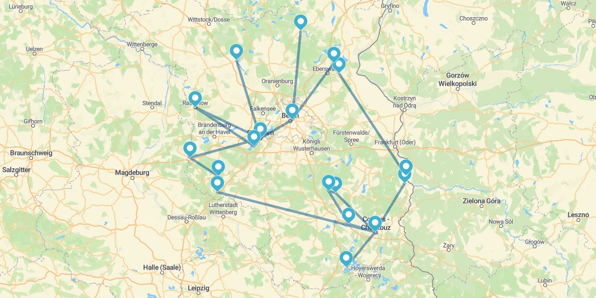 Percurso por Potsdam e pelas jóias de Brandemburgo