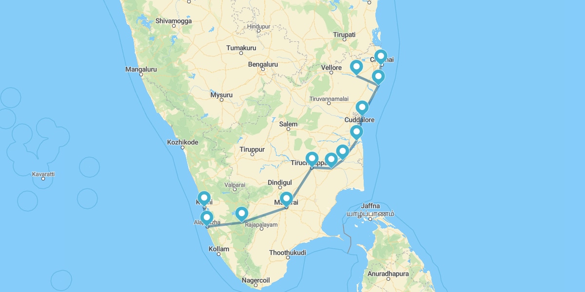 Tamil Nadu e Kerala