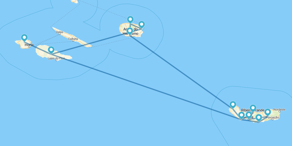 Circuito Açoriano 4 ilhas, Açores Maravilhoso