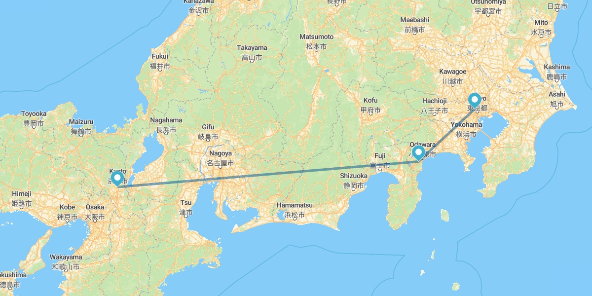 Tóquio, Hakone e Quioto