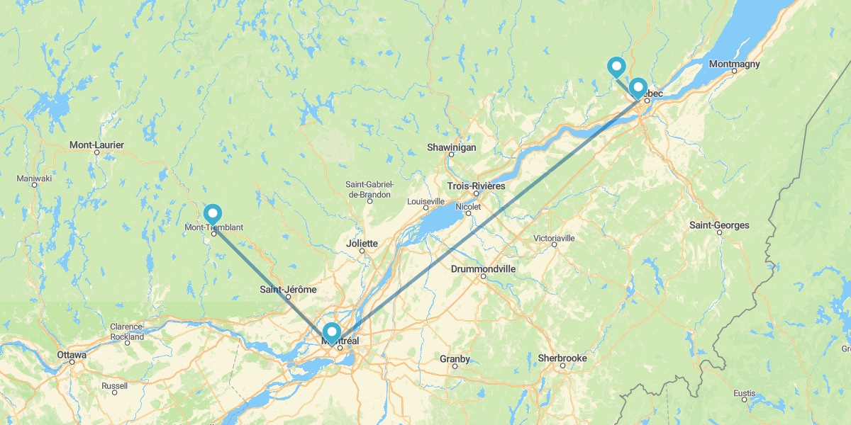 Véspera de Ano Novo especial em Montreal e Quebec
