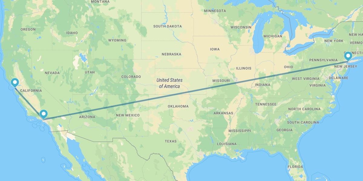 São Francisco, Los Angeles e Nova Iorque