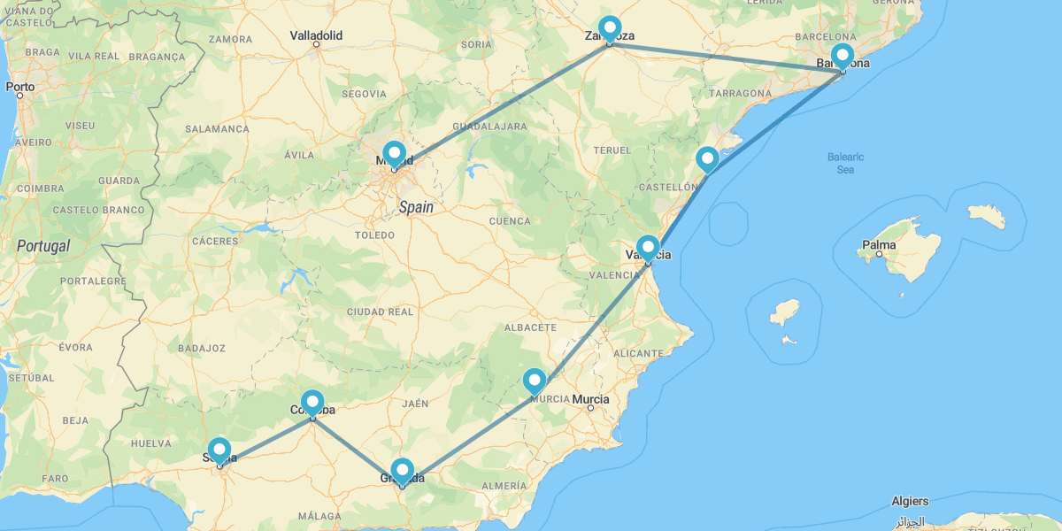 Grandes Cidades de Espanha 8 dias