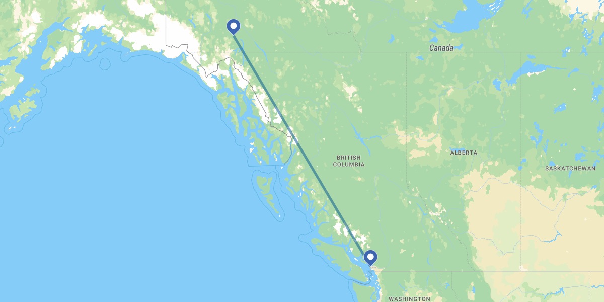 Vancouver e Aurora Boreal em Yukon