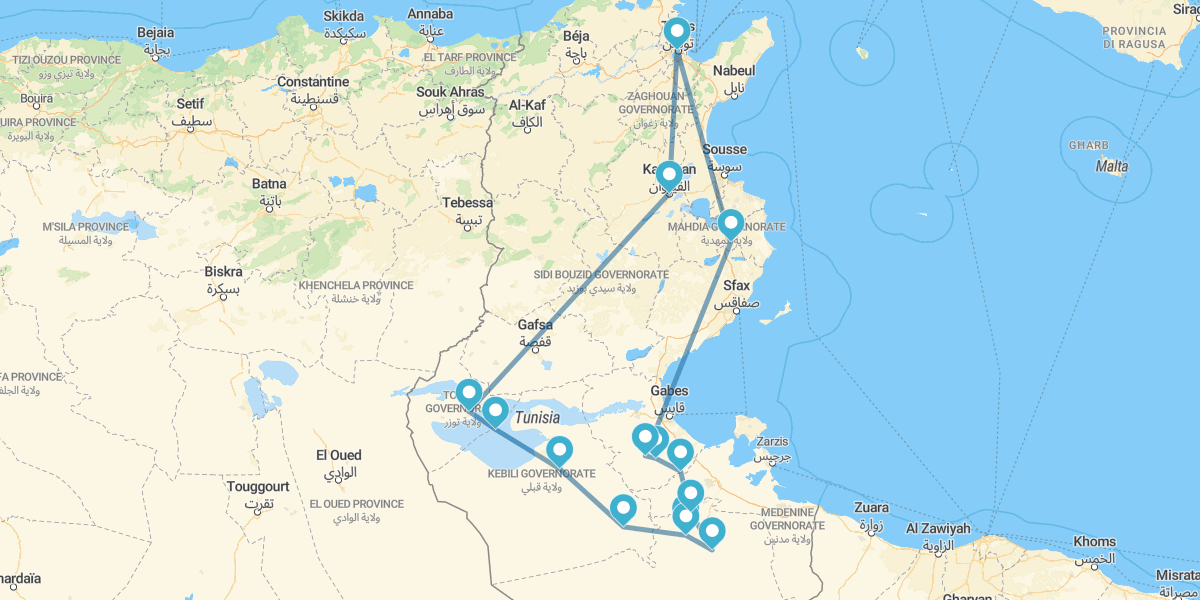 Tunísia com Saara em 4x4