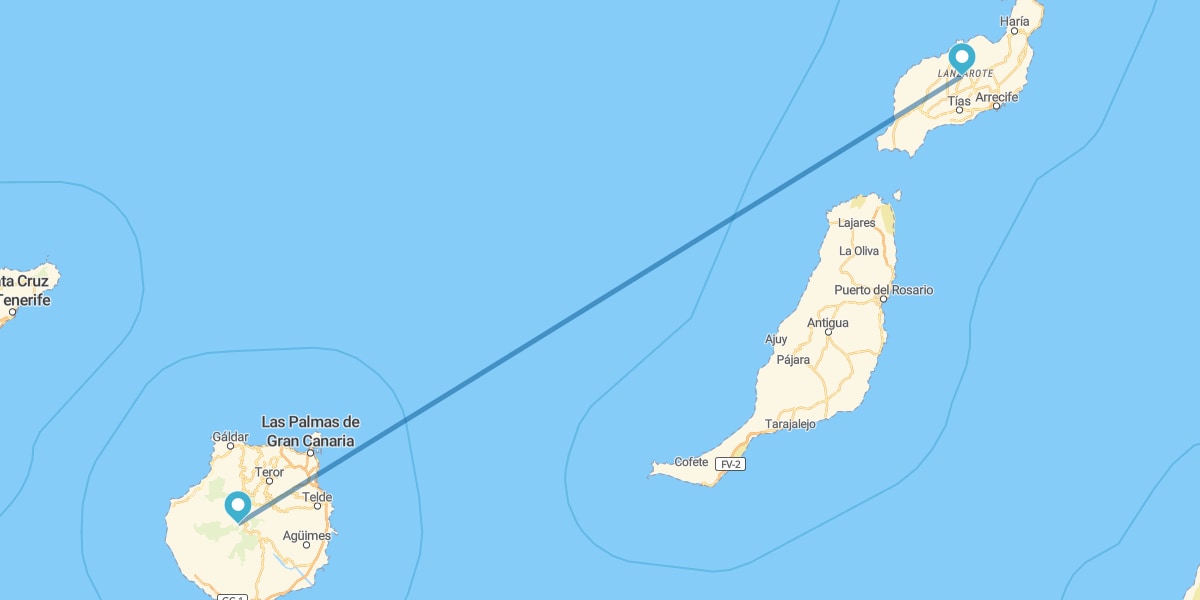 Lanzarote e Gran Canária com carro alugado