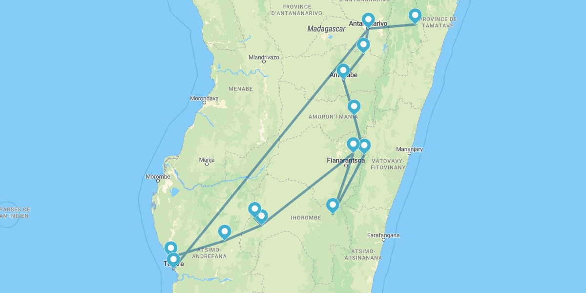 Sul de Madagáscar com Parques Nacionais