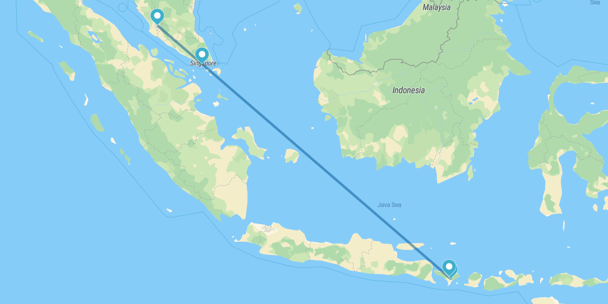 Kuala Lumpur, Singapura, Ubud e Praias do Sul de Bali