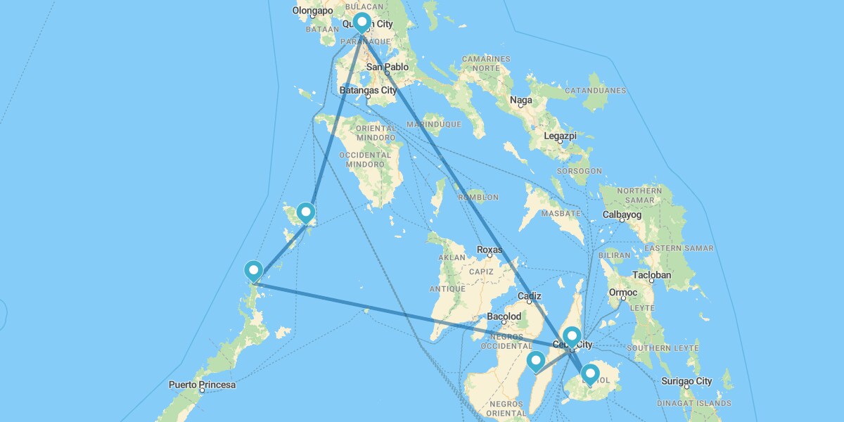 Manila, Coron, El Nido, Moalboal e Bohol