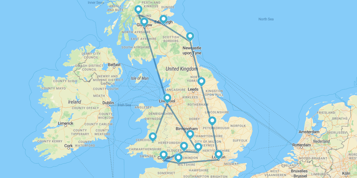 Inglaterra, Escócia e País de Gales