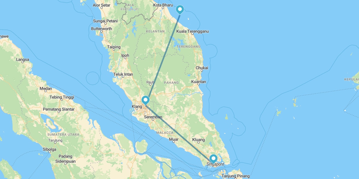 Singapura, Kuala Lumpur e Ilhas Perhentian