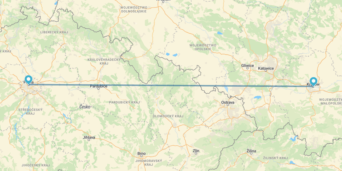 Cracóvia e Praga