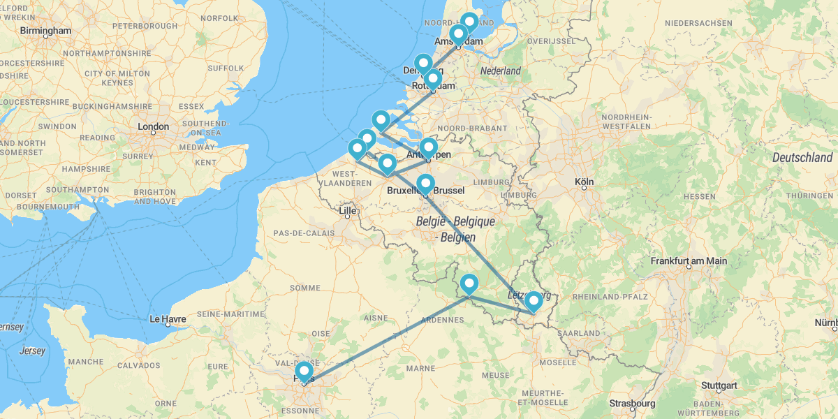 Paris e Benelux