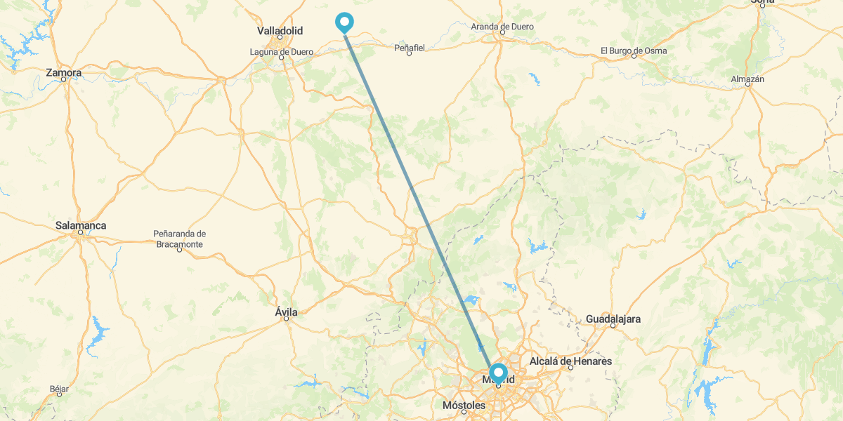 Madrid e Paradores de Castela e Leão com carro de aluguer