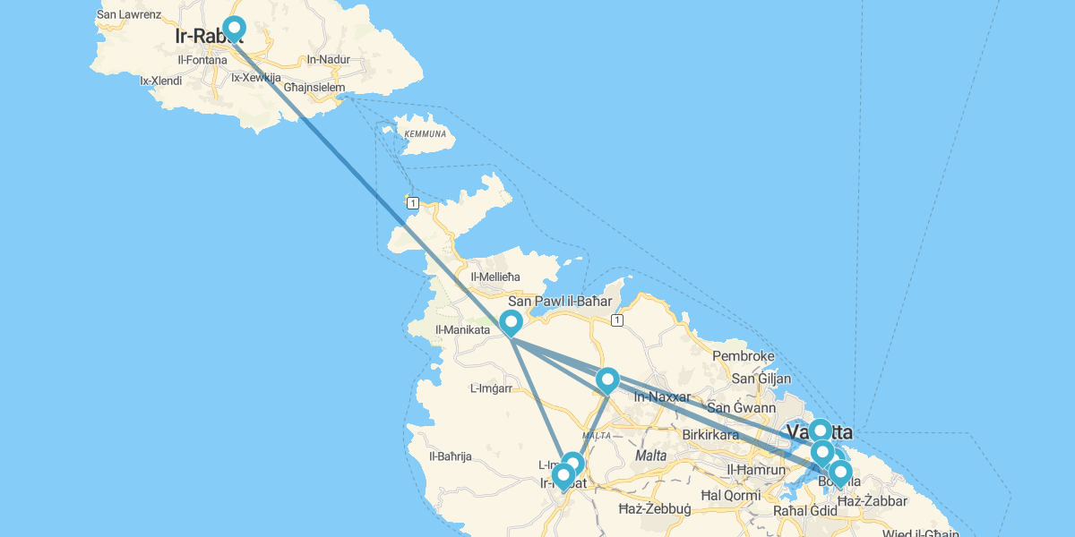 Valeta, Mdina, Gozo e as Três Cidades