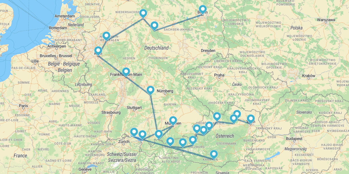 De Viena a Berlim com a Rota dos Contos de Fadas