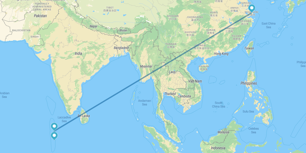 Xangai e Maldivas