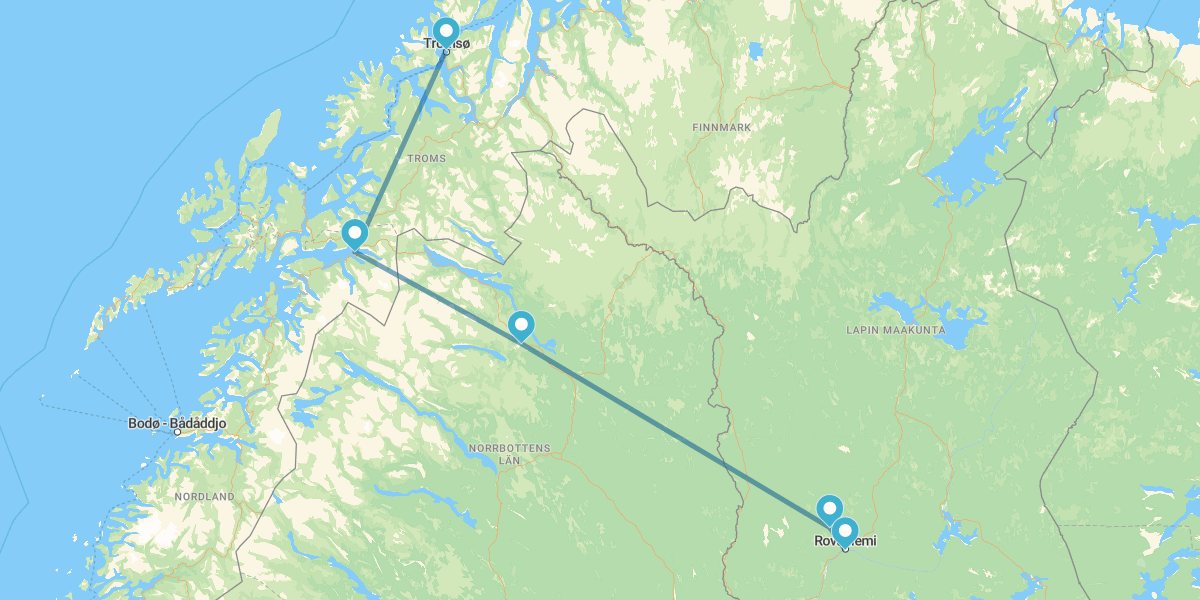 De Tromso a Rovaniemi