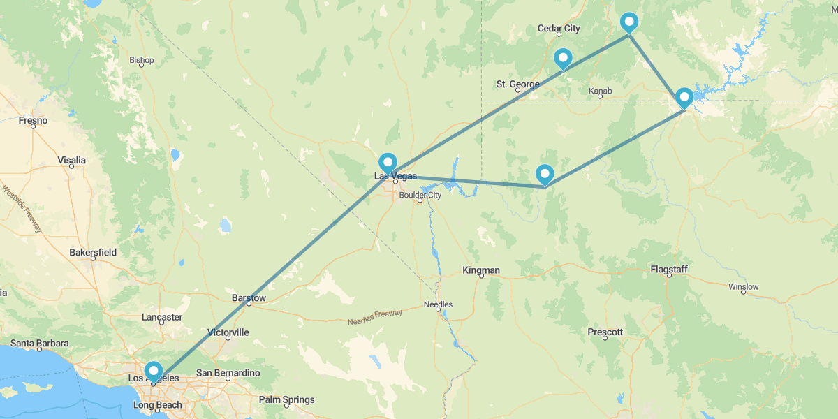 Los Angeles, Las Vegas e os Desertos do Oeste