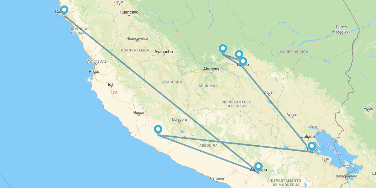 Peru com Arequipa e Moray