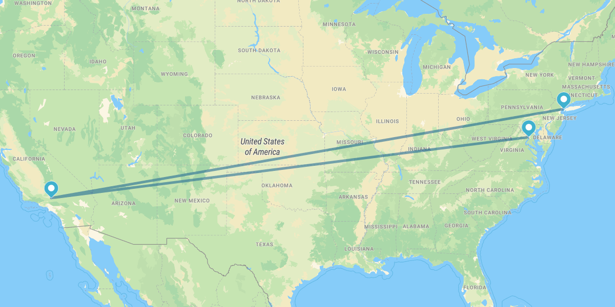 Washington DC, Lancaster e Nova Iorque