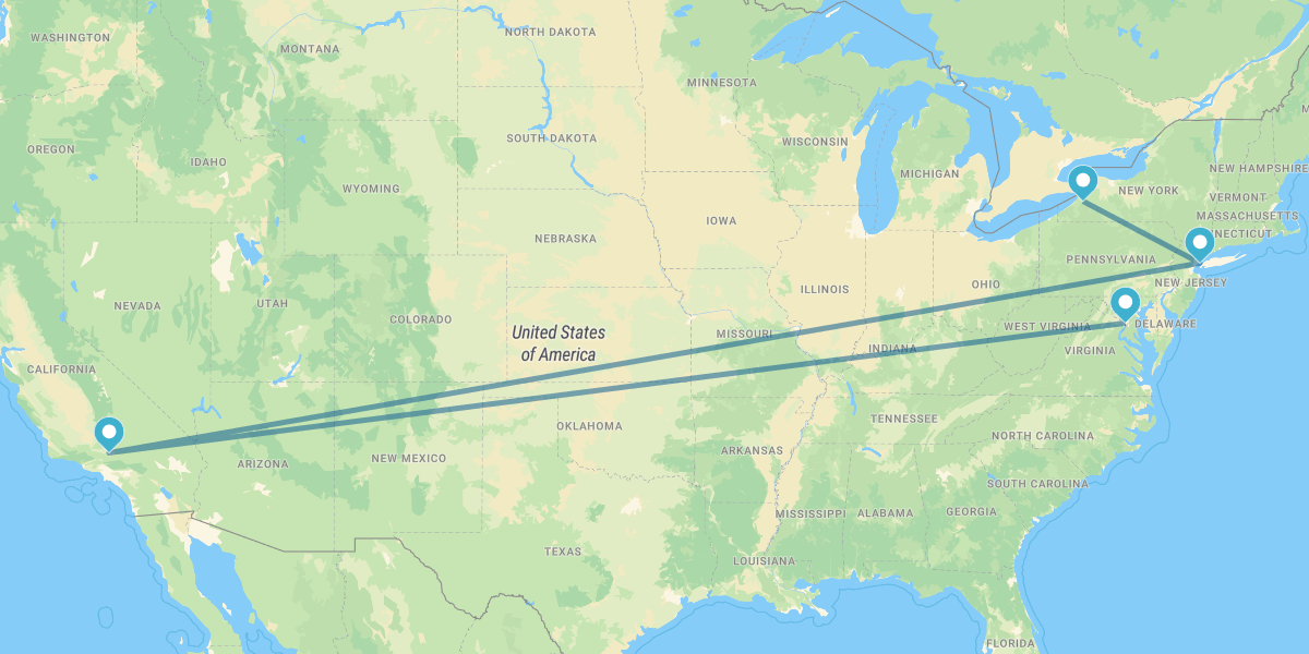 Washington DC, Nova Iorque e Boston