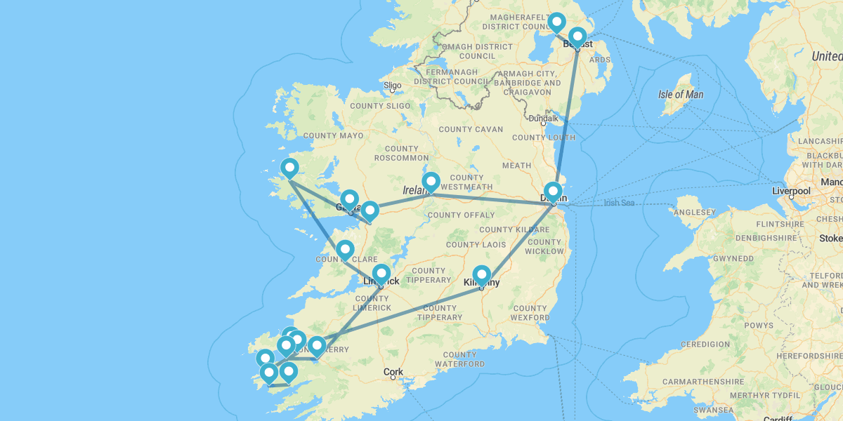 De Dublin a Belfast