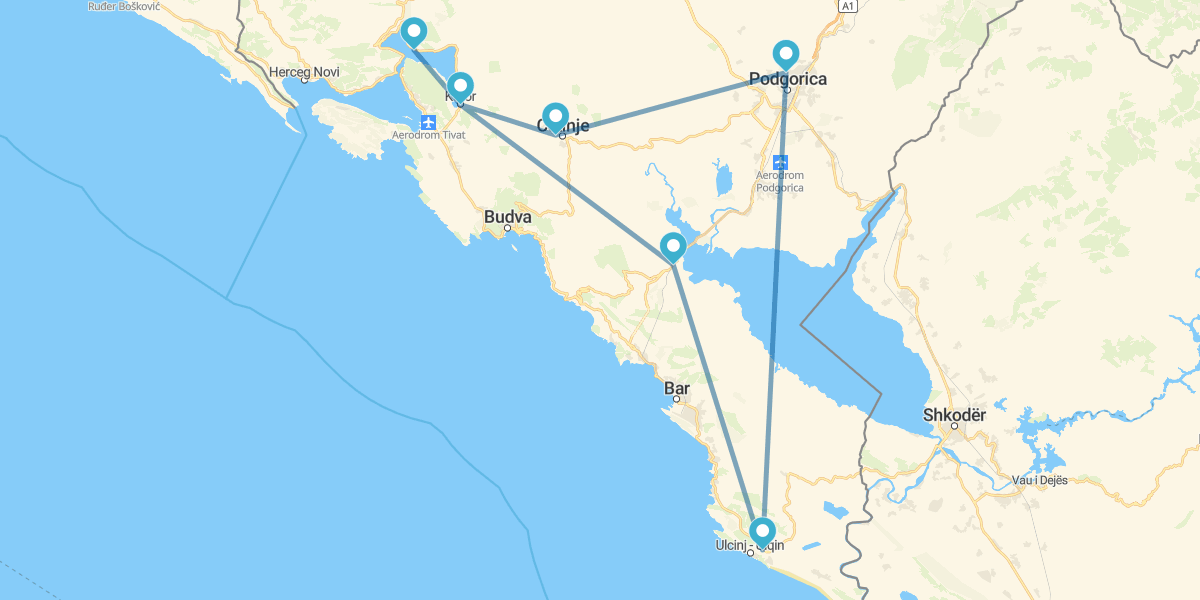 Percurso entre duas águas