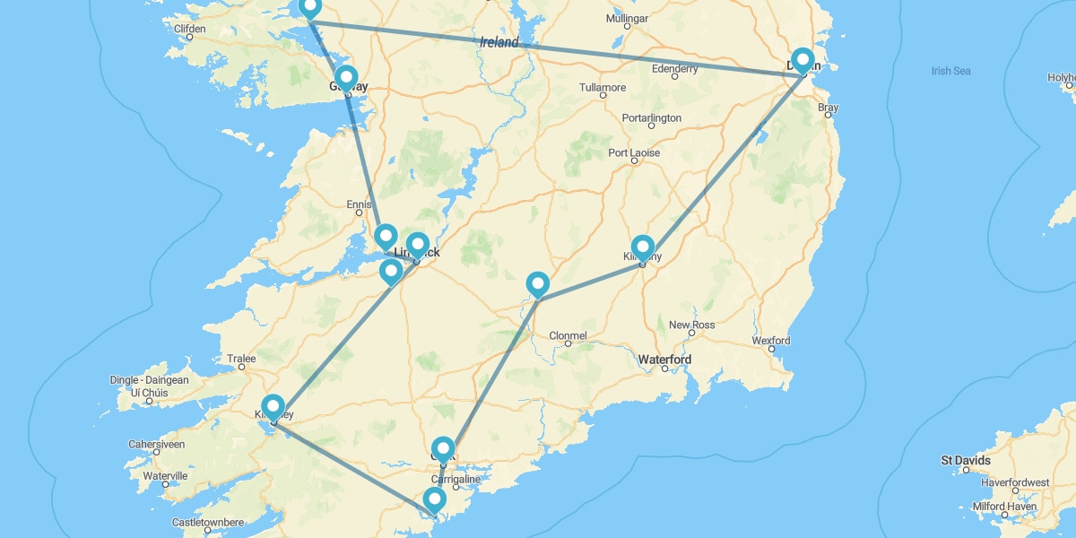 Dublin, Cork e Galway