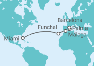 Itinerário do Cruzeiro Portugal, Espanha - Virgin Voyages