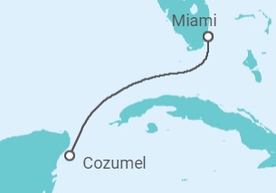 Itinerário do Cruzeiro México - Virgin Voyages