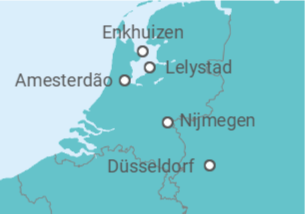 Itinerário do Cruzeiro The Fascinating Rhine: Amsterdam to Düsseldorf - Riverside