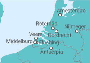 Itinerário do Cruzeiro Holanda - Riverside