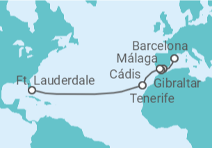 Itinerário do Cruzeiro Espanha, Gibraltar - Princess Cruises