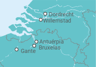 Itinerário do Cruzeiro Descobrindo a Bélgica - Crucemundo