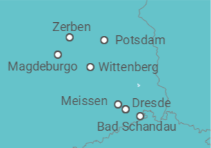 Itinerário do Cruzeiro Potsdam • Bad Schandau (Prag) • Dresden - Nicko Cruises