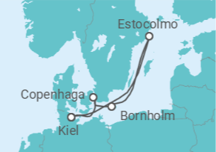 Itinerário do Cruzeiro Experimente la fascinación de Escandinavia - Nicko Cruises