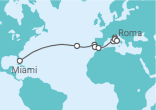 Itinerário do Cruzeiro Portugal, Gibraltar, França, Itália - Seabourn