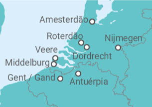 Itinerário do Cruzeiro Holanda - Riverside