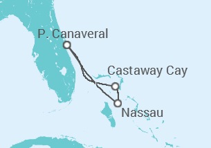 Itinerário do Cruzeiro EUA - Disney Cruise Line